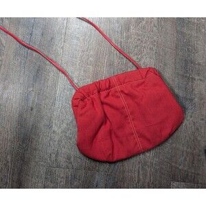 80s Red Purse, Vintage Shoulder Bag or Crossbody